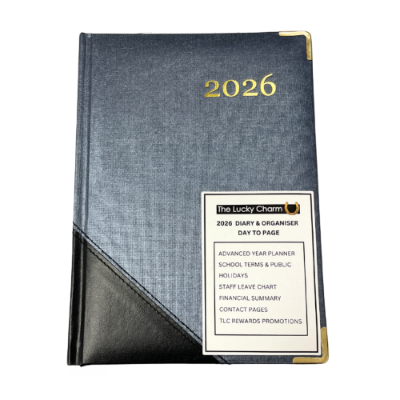 Picture of TLC Diary A5 DTP Silver 2026