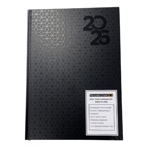 Picture of TLC Diary A4 WTV Spot Black 2026