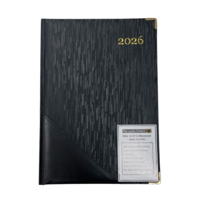 Picture of TLC Diary A4 WTV Black 2026