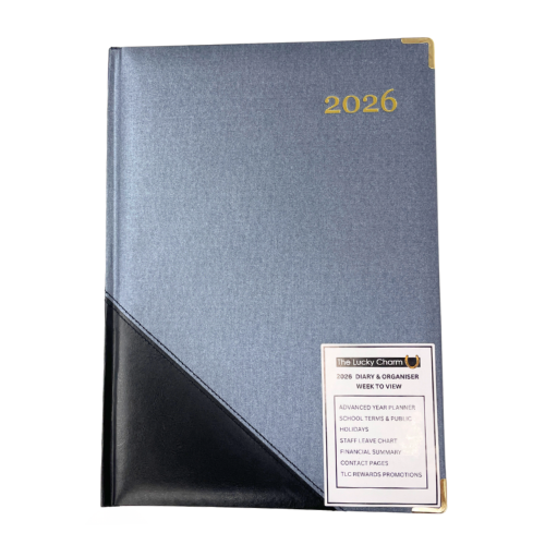 Picture of TLC Diary A4 WTV Silver 2026